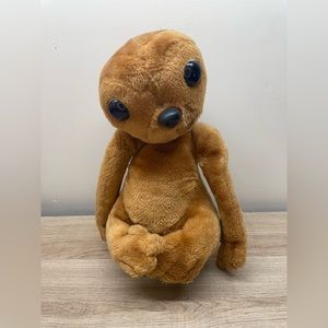 1982 Vintage ET Extra Terrestrial 12" Plush w/Black Eyes Showtime Stuffed Toy